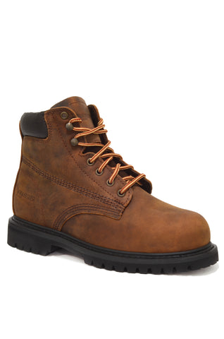 610 BROWN      *SAFETY STEEL TOE